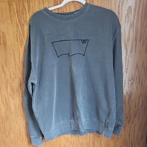 Levi's Gray Sweatshirt Crew Neck Casual